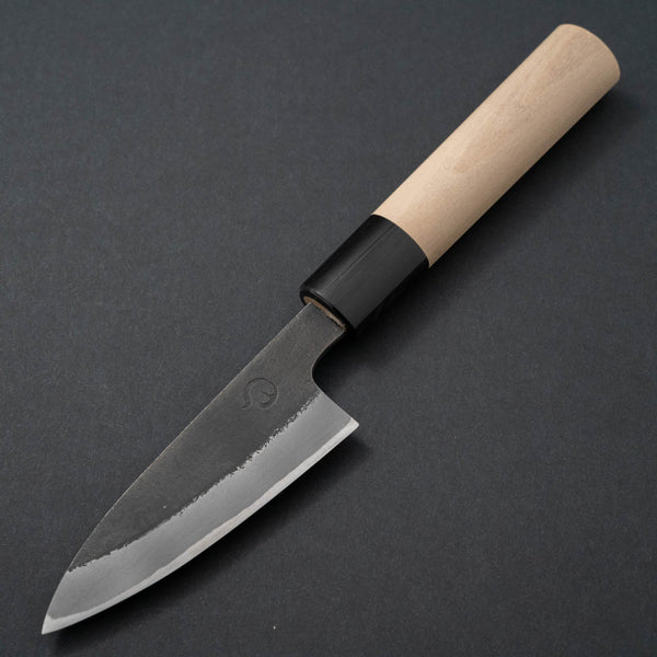 Hitohira Hinode Nashiji White #2 Paring 90mm Ho Wood Handle - Tetogi