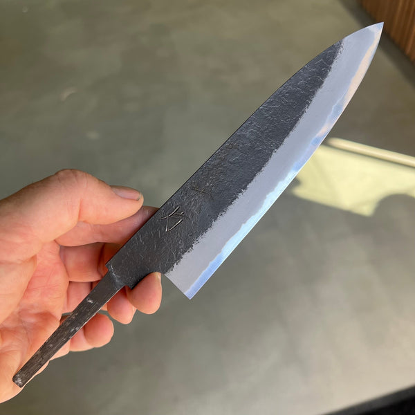 Hitohira Hinode Nashiji White #2 Petty 150mm (No Handle) - Tetogi