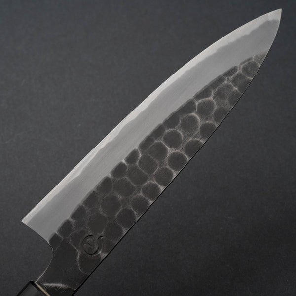 Hitohira Hinode Tsuchime White #2 Petty 150mm Ho Wood Handle - Tetogi