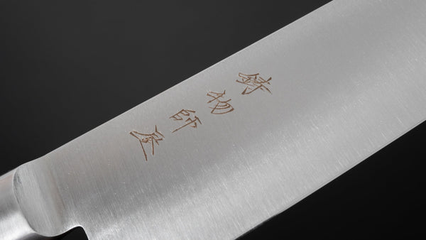 Hitohira Imojiya KF Stainless Gyuto 240mm Pakka Handle - Tetogi