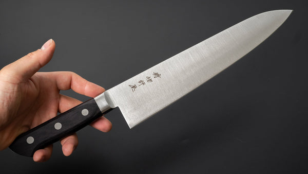 Hitohira Imojiya KF Stainless Gyuto 270mm Pakka Handle - Tetogi