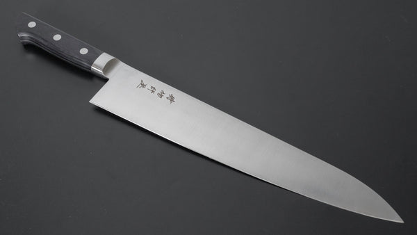 Hitohira Imojiya KF Stainless Gyuto 300mm Pakka Handle - Tetogi