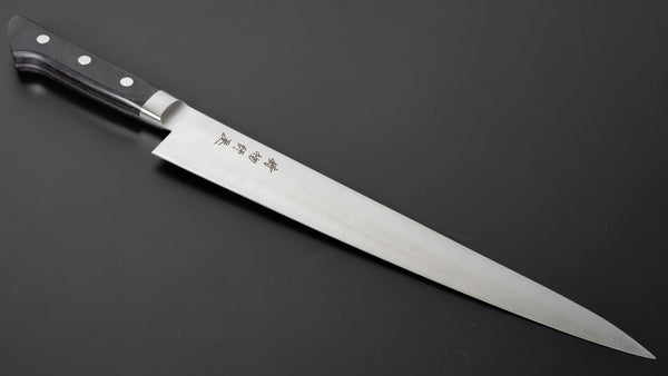 Hitohira Imojiya KF Stainless Sujihiki 270mm Pakka Handle - Tetogi