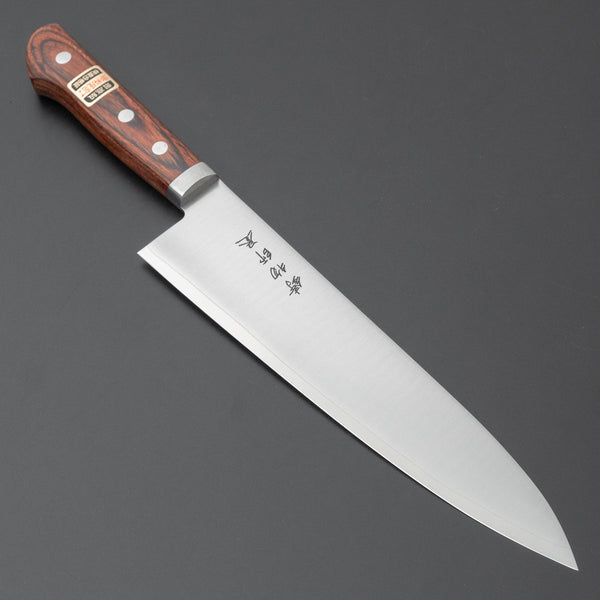 Hitohira Imojiya MZ VG-1 Gyuto 210mm Imitation Mahogany Handle - Tetogi