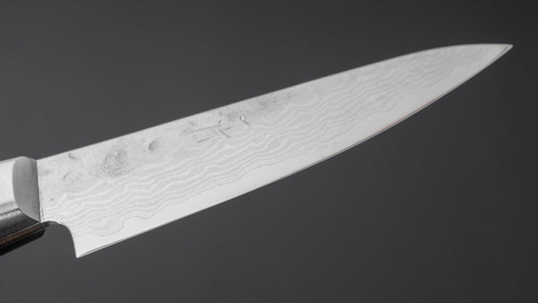 Hitohira Imojiya ST Tsuchime Damascus Paring Pakka Handle (Yo) - Tetogi