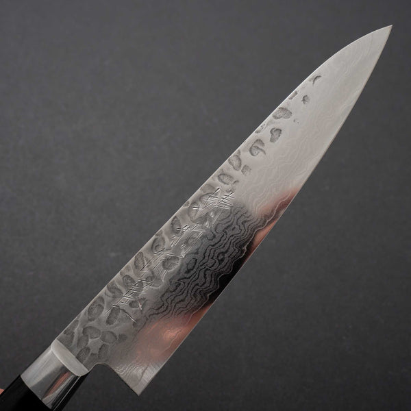 Hitohira Imojiya ST Tsuchime Damascus Petty 135mm Pakka Handle (Yo) - Tetogi