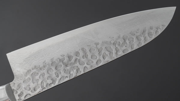 Hitohira Imojiya ST Tsuchime Damascus Santoku Pakka Handle (Yo) - Tetogi