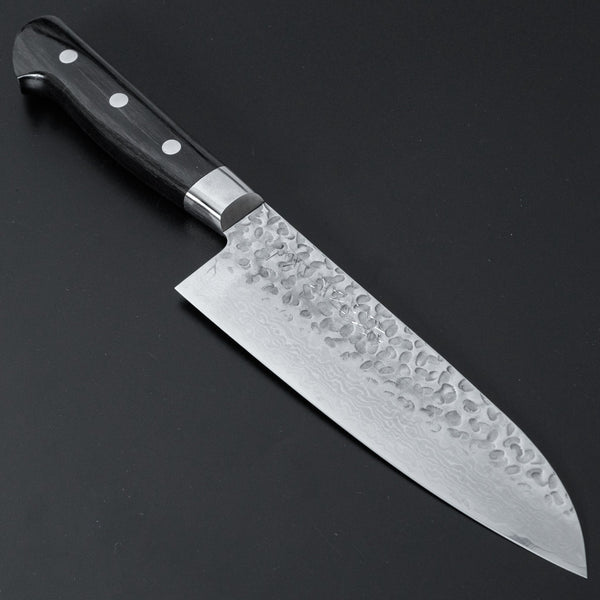 Hitohira Imojiya ST Tsuchime Damascus Santoku Pakka Handle (Yo) - Tetogi