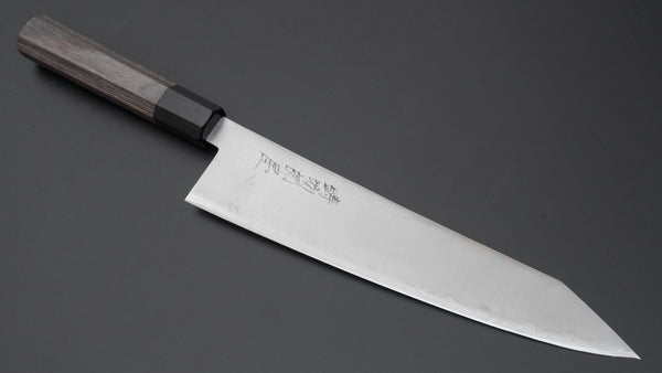 Hitohira Imojiya TH Blue Super Kiritsuke Gyuto 240mm Pakka Handle (Gray) - Tetogi