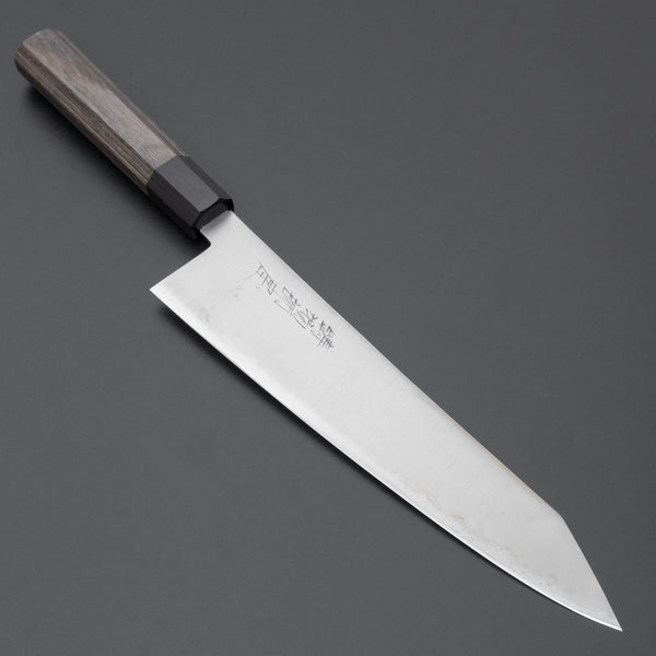 Hitohira Imojiya TH Blue Super Kiritsuke Gyuto 240mm Pakka Handle (Gray) - Tetogi