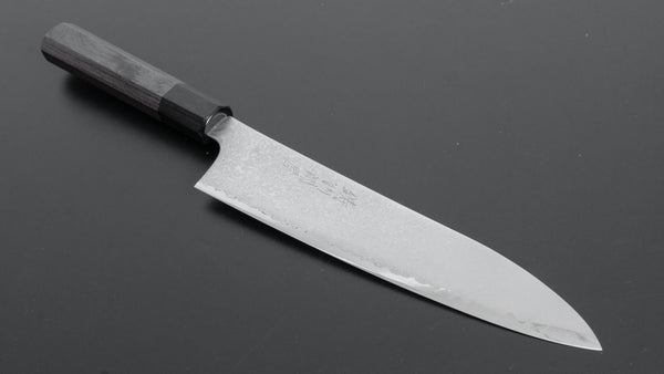 Hitohira Imojiya TH Damascus Gyuto 210mm Pakka Handle (Gray) - Tetogi