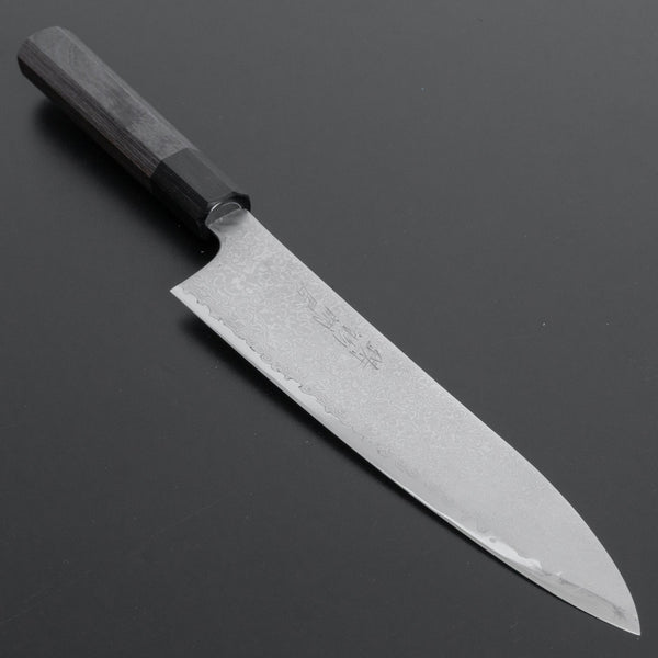 Hitohira Imojiya TH Damascus Gyuto 210mm Pakka Handle (Gray) - Tetogi