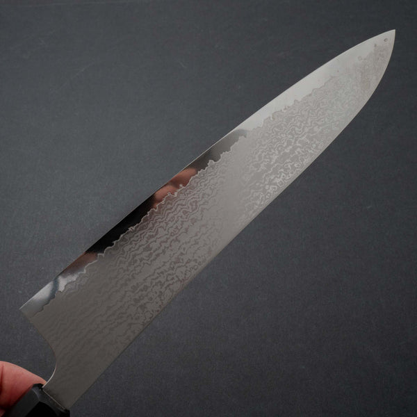 Hitohira Imojiya TH Damascus Gyuto 240mm Pakka Handle (Red) - Tetogi