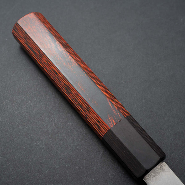 Hitohira Imojiya TH Damascus Kiritsuke Gyuto 240mm Pakka Handle (Red) - Tetogi