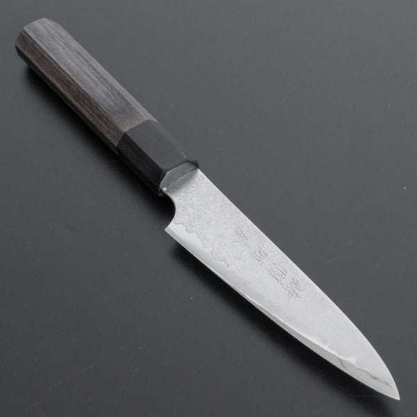 Hitohira Imojiya TH Damascus Petty 120mm Pakka Handle (Gray) - Tetogi