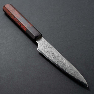 Hitohira Imojiya TH Damascus Petty 120mm Pakka Handle (Red) - Tetogi