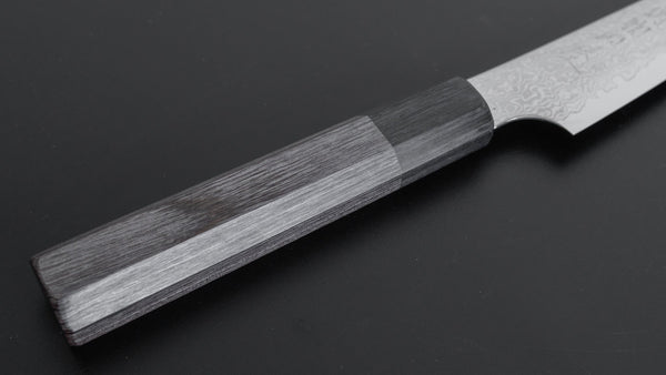 Hitohira Imojiya TH Damascus Petty 150mm Pakka Handle (Gray) - Tetogi