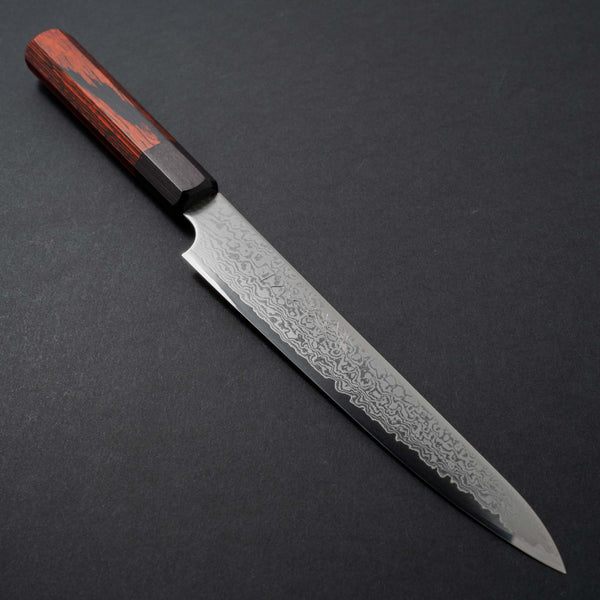 Hitohira Imojiya TH Damascus Petty 180mm Pakka Handle (Red) - Tetogi