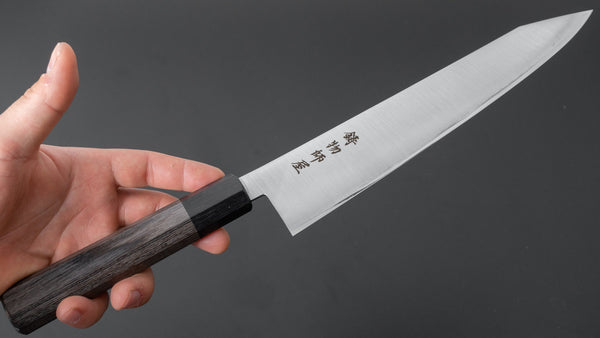 Hitohira Imojiya TH Stainless Kiritsuke Gyuto 240mm Pakka Handle (Wa) - Tetogi