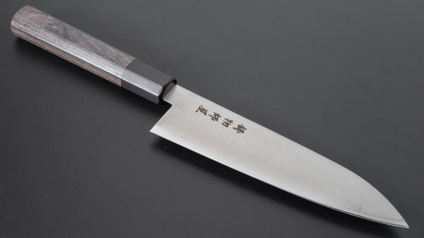 Hitohira Imojiya TH Stainless Santoku 180mm Pakka Handle (Wa) - Tetogi