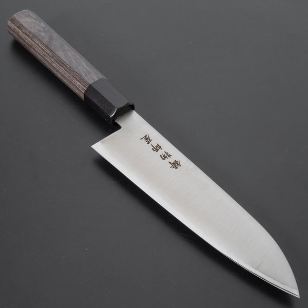 Hitohira Imojiya TH Stainless Santoku 180mm Pakka Handle (Wa) - Tetogi