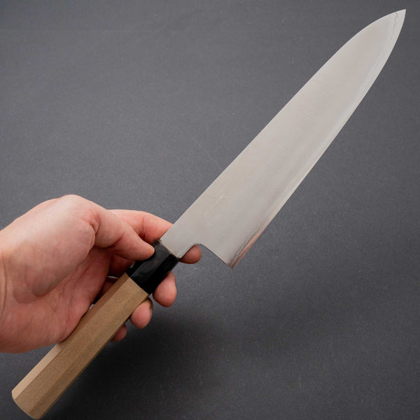 Hitohira Kikuchiyo Gosaku Silver #3 Gyuto 240mm Ho Wood - Tetogi