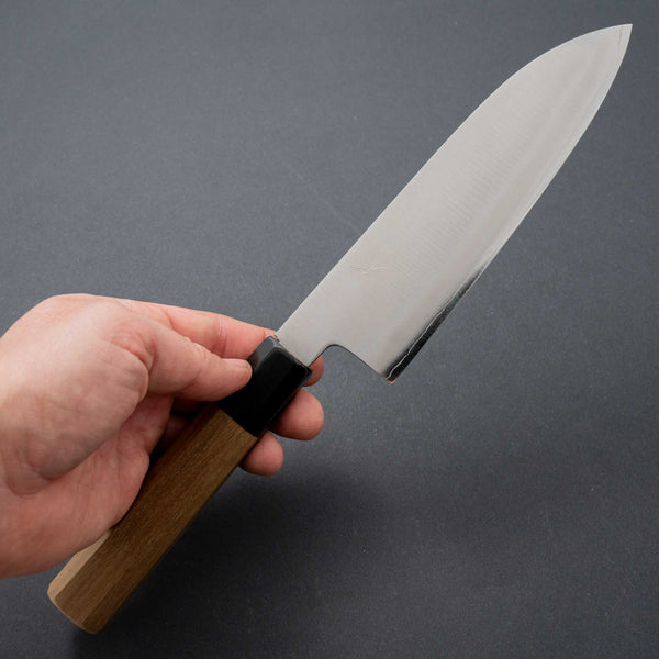 Hitohira Kikuchiyo Gosaku Silver #3 Santoku Ho Wood - Tetogi