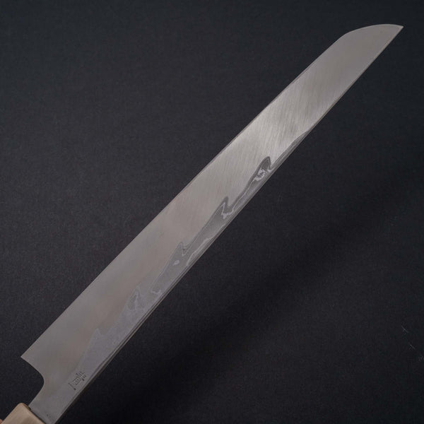 Hitohira Kikuchiyo Mosuke Kikko Blue #1 Yanagi Sakimaru 300mm Ziricote Handle (Saya) - Tetogi