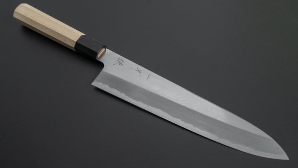 Hitohira Kikuchiyo Ren Blue #2 Gyuto 240mm Ho Wood Handle - Tetogi