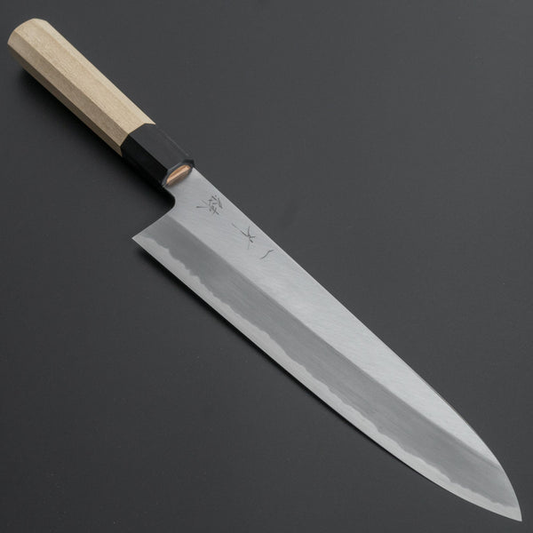 Hitohira Kikuchiyo Ren Blue #2 Gyuto 240mm Ho Wood Handle - Tetogi