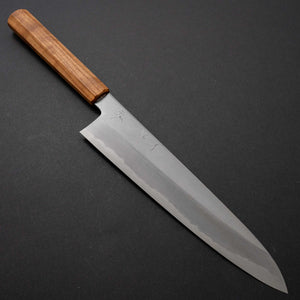 Hitohira Kikuchiyo Ren Blue #2 Gyuto 240mm Riisgaard Teak Handle - Tetogi