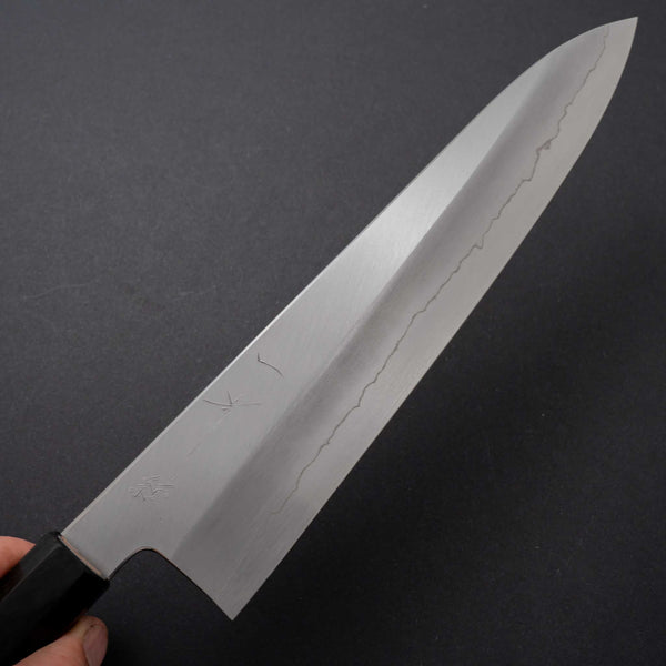 Hitohira Kikuchiyo Ren Silver #3 Gyuto 240mm Ho Wood Handle - Tetogi