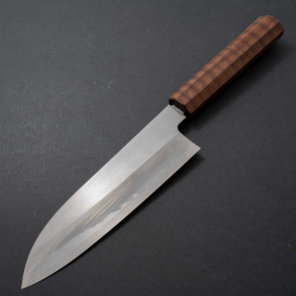 Hitohira Kikuchiyo Ren White #2 Santoku 180mm Riisgaard Handle - Tetogi