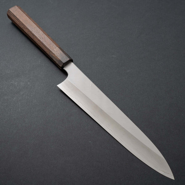 Hitohira Kikuchiyo Rikichi Silver #3 Migaki Gyuto 210mm Tagayasan Handle - Tetogi