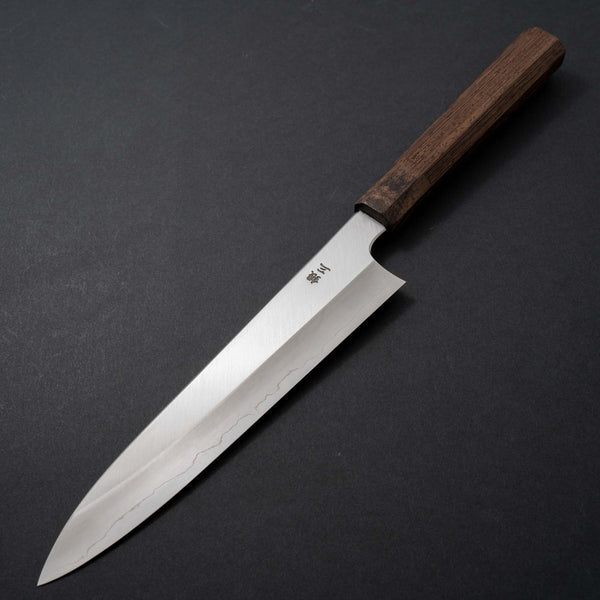 Hitohira Kikuchiyo Rikichi Silver #3 Migaki Gyuto 210mm Tagayasan Handle - Tetogi