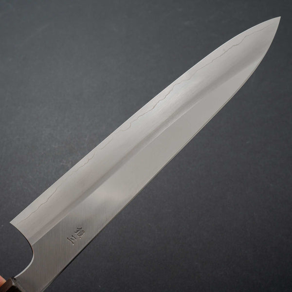 Hitohira Kikuchiyo Rikichi Silver #3 Migaki Gyuto 240mm Tagayasan Handle (Discounted) - Tetogi