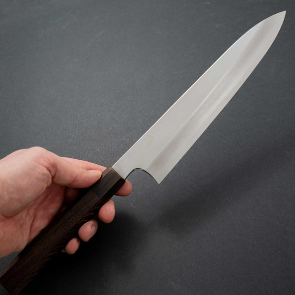 Hitohira Kikuchiyo Rikichi Silver #3 Migaki Gyuto 240mm Tagayasan Handle (Discounted) - Tetogi