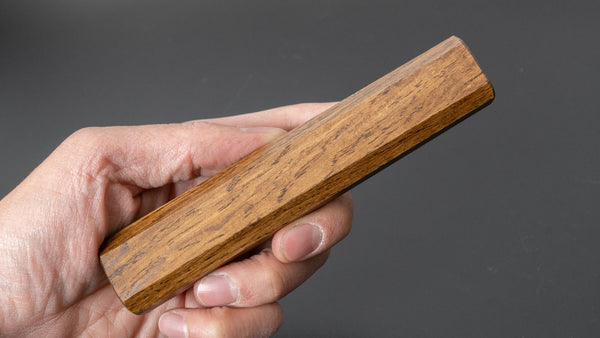 Hitohira KMT Lacquered Mono Oak Handle Dark (Gyuto) - Tetogi