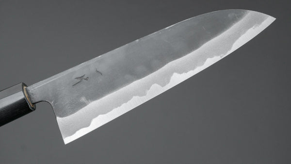 Hitohira MS Kurouchi White #2 Santoku 165mm Ho Wood Handle - Tetogi