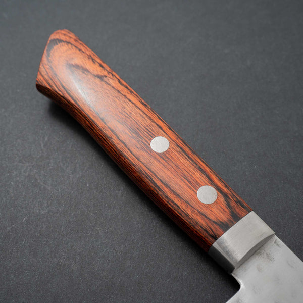 Hitohira NM Tsuchime Gyuto 180mm Imitation Mahogany Handle - Tetogi