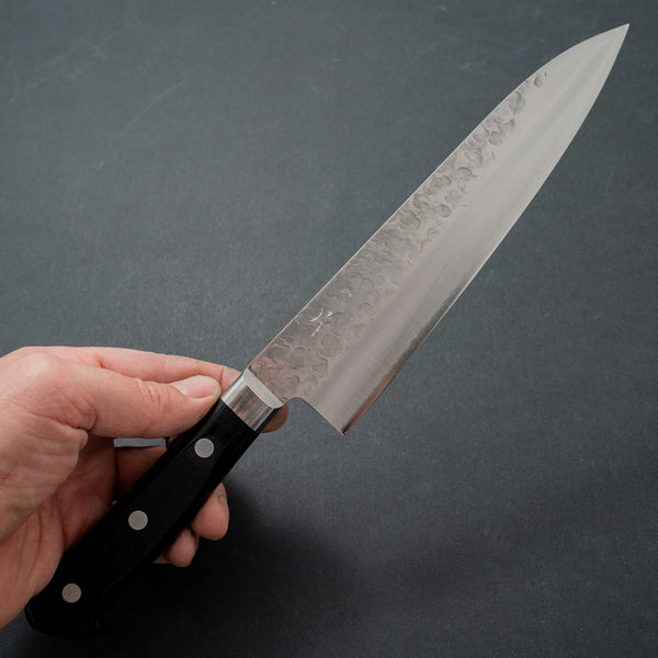 Hitohira T10 Tsuchime Gyuto 180mm Pakka Handle - Tetogi