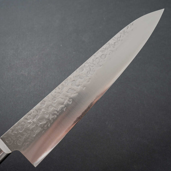 Hitohira T10 Tsuchime Gyuto 210mm Pakka Handle - Tetogi