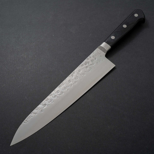 Hitohira T10 Tsuchime Gyuto 210mm Pakka Handle - Tetogi