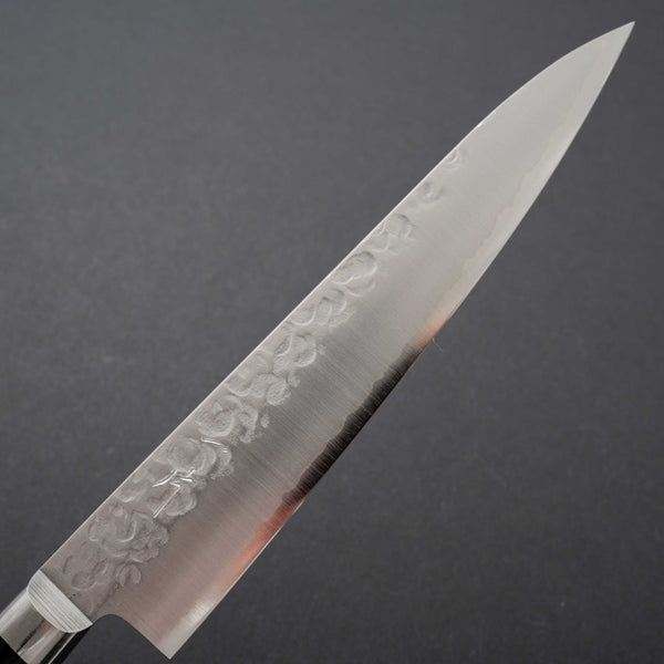 Hitohira T10 Tsuchime Petty 150mm Pakka Handle - Tetogi