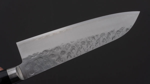 Hitohira T10 Tsuchime Santoku 170mm Pakka Handle - Tetogi