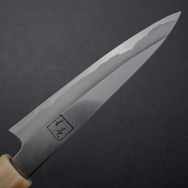 Hitohira Tanaka Kyuzo Blue #1 Migaki Petty 120mm Ziricote Handle (Old Stamp) - Tetogi