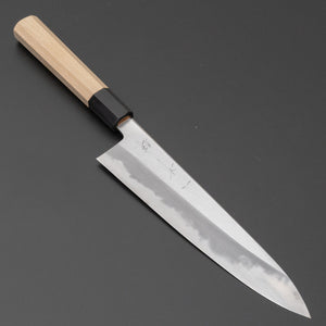 Hitohira Tanaka Ren White #2 Gyuto 210mm Ho Wood Handle - Tetogi