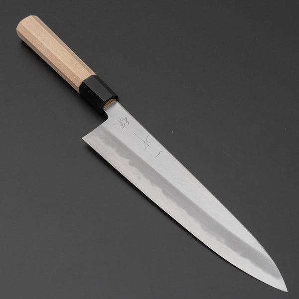 Hitohira Tanaka Ren White #2 Gyuto 240mm Ho Wood Handle - Tetogi