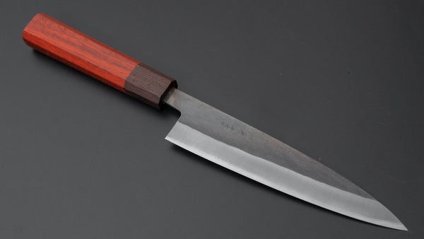 Hitohira TD Blue #2 Stainless Clad Kurouchi Gyuto 165mm Padauk Handle - Tetogi