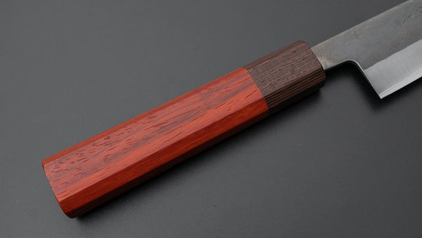 Hitohira TD Blue #2 Stainless Clad Kurouchi Gyuto 165mm Padauk Handle - Tetogi